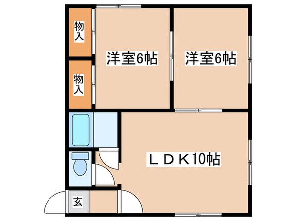 中里ビルの物件間取画像